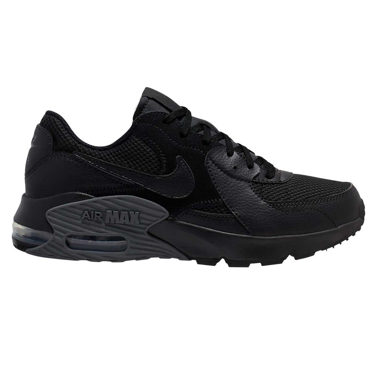 nike air max excee black and grey