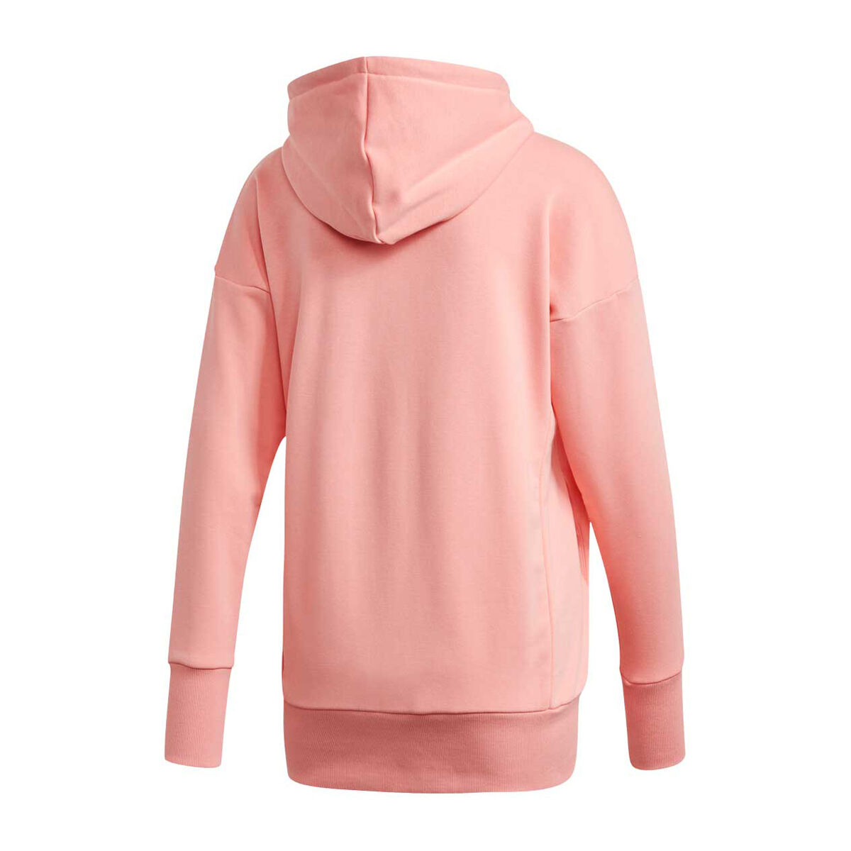 long pink hoodie