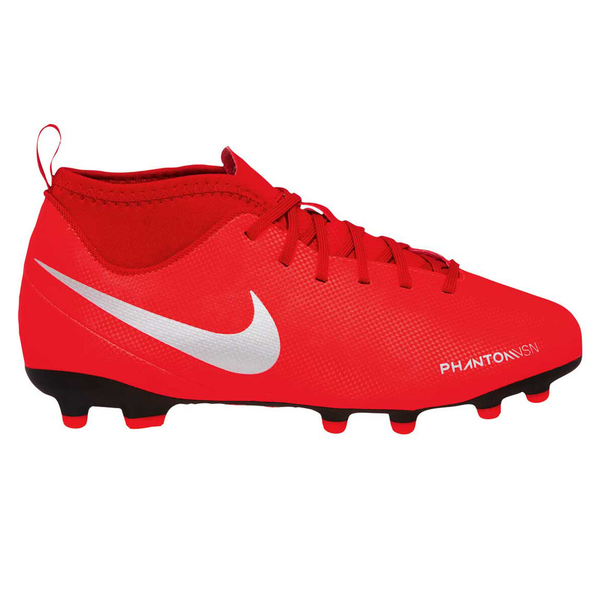 boys red football boots