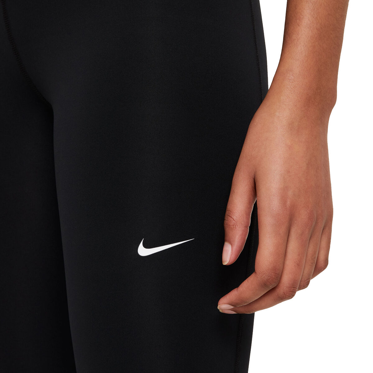 Womens Nike Pro Dri Fit Running Leggings Size 2X 2XL Black Compression Ankle  28