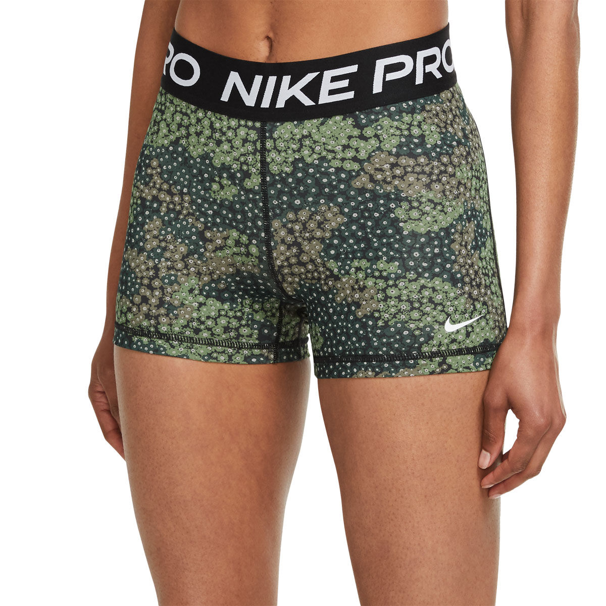 womens patterned nike pro shorts