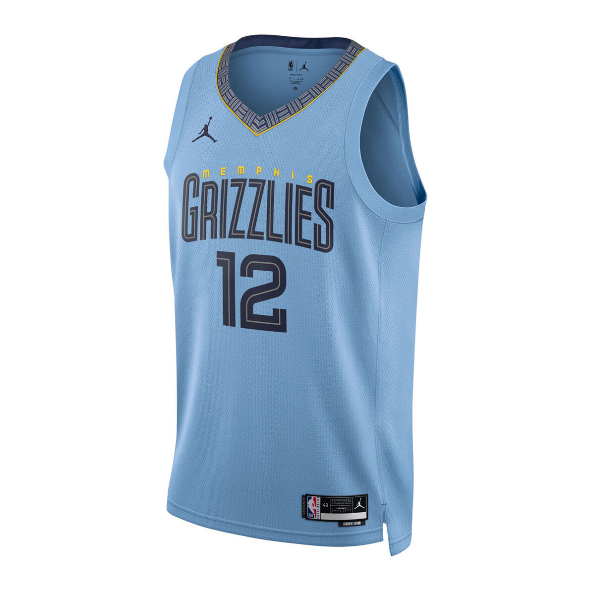 Nike / Men's Memphis Grizzlies Ja Morant #12 Navy Dri-FIT Icon Edition  Jersey