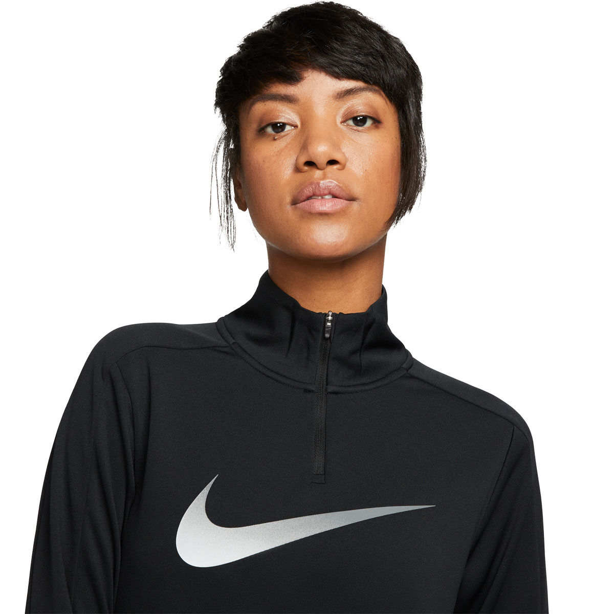 Nike half zip sales women's top