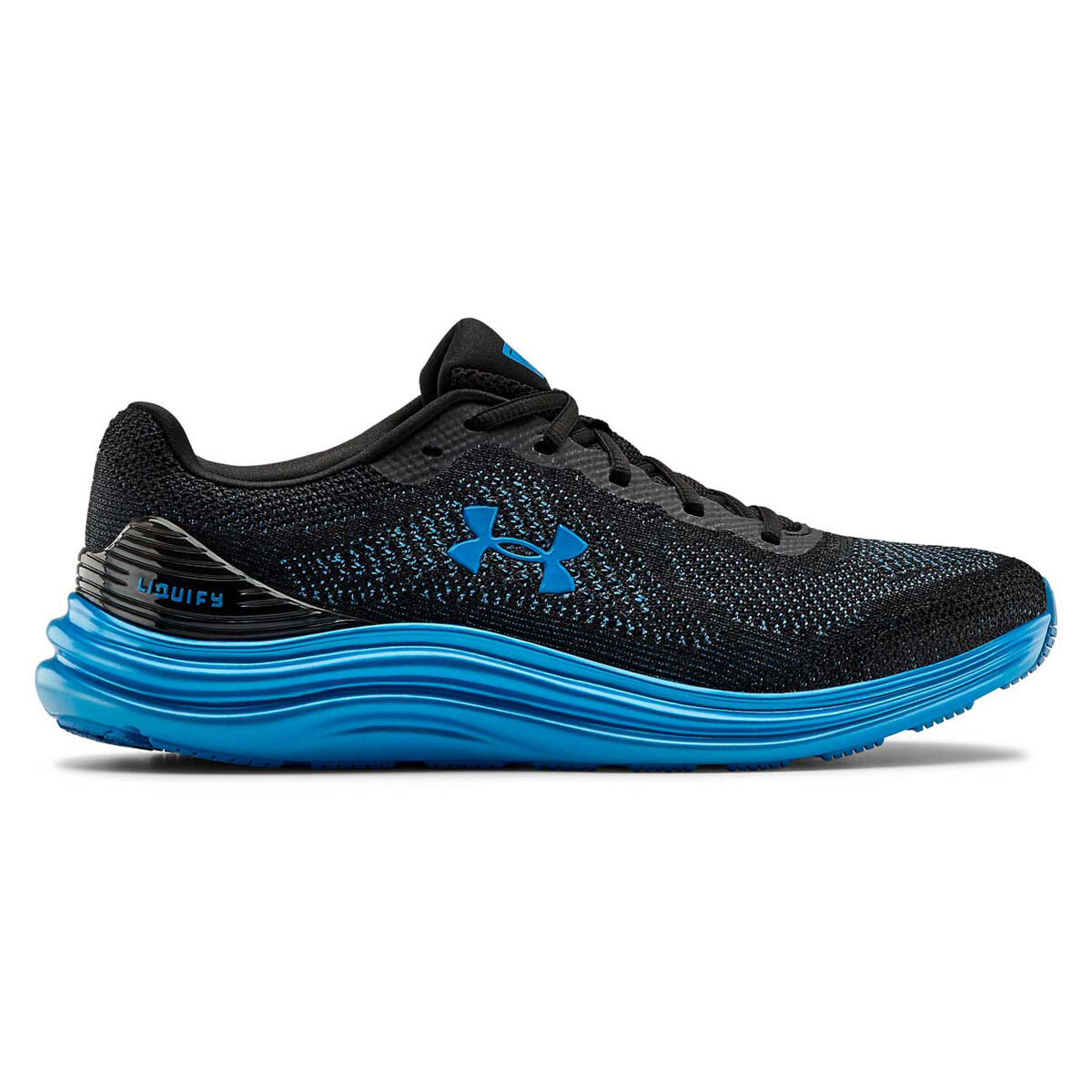 under armour shoes black and blue