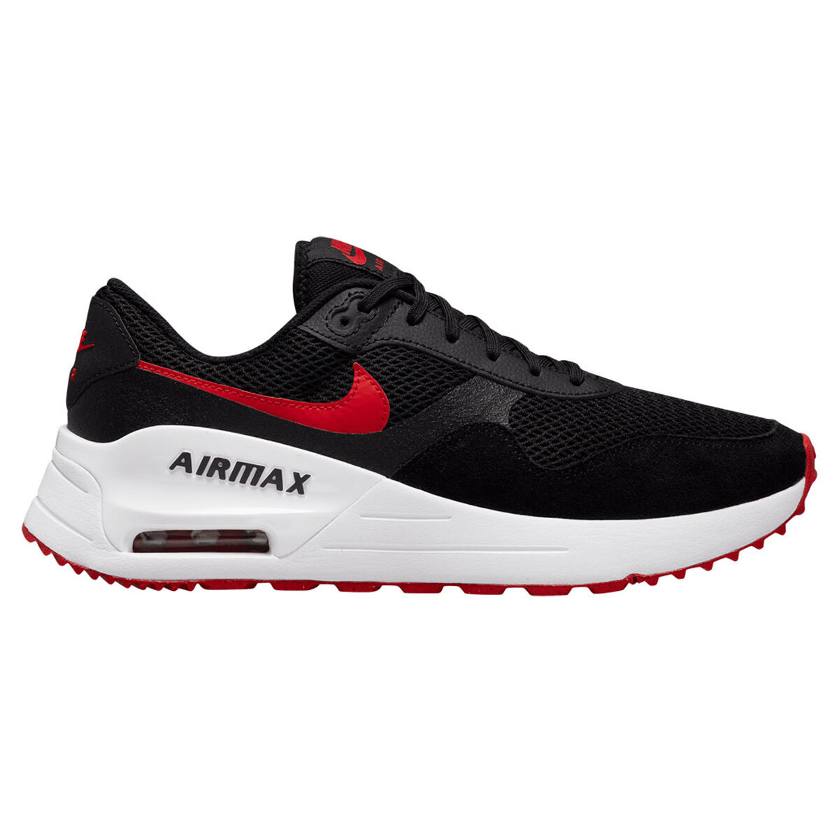 Nike air max sales black and red mens