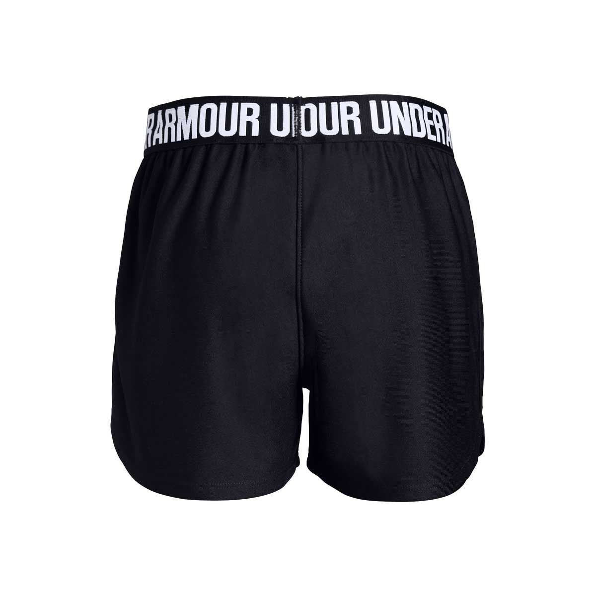 under armour girls black shorts