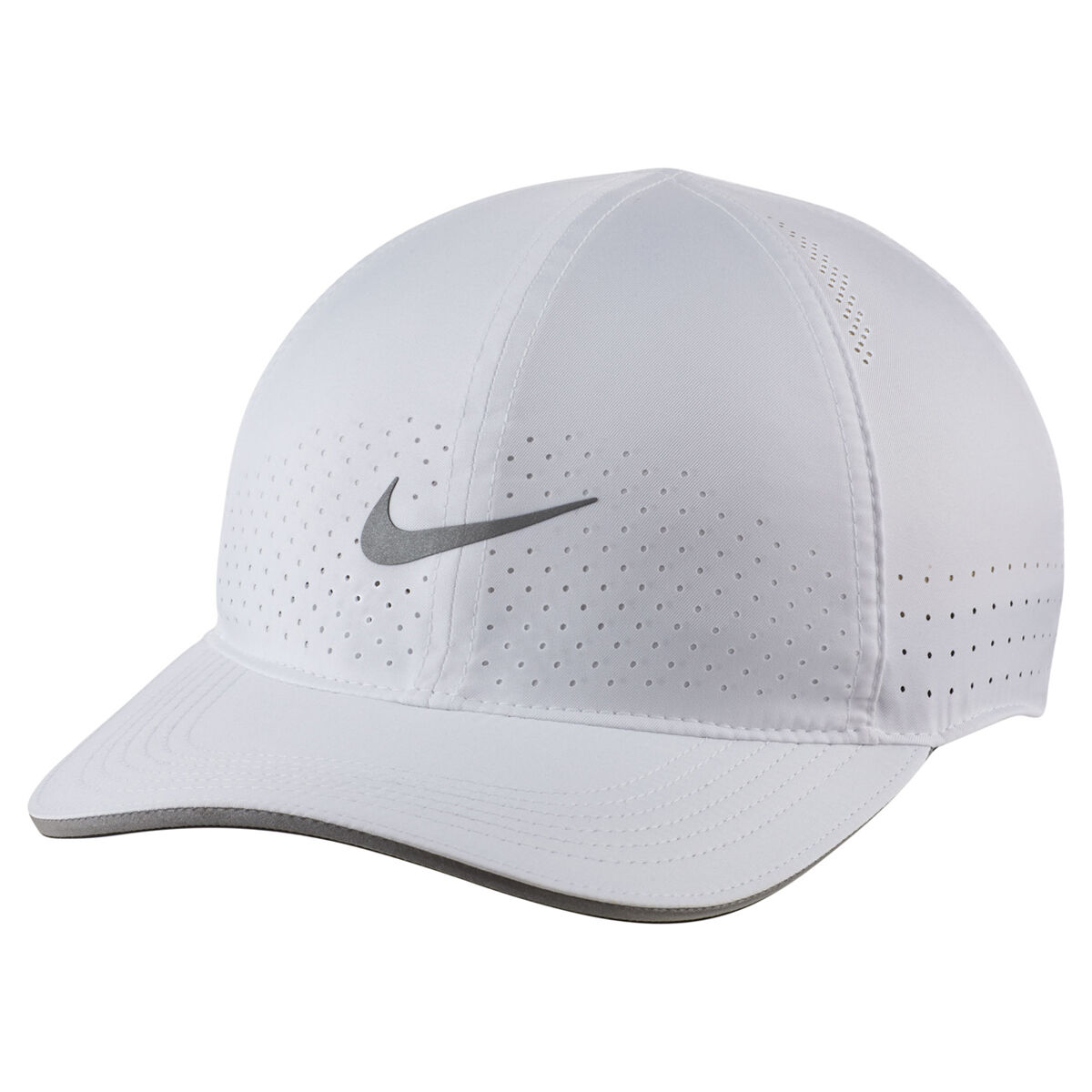 Nike White Dri-FIT Swoosh Perforated Cap | lupon.gov.ph
