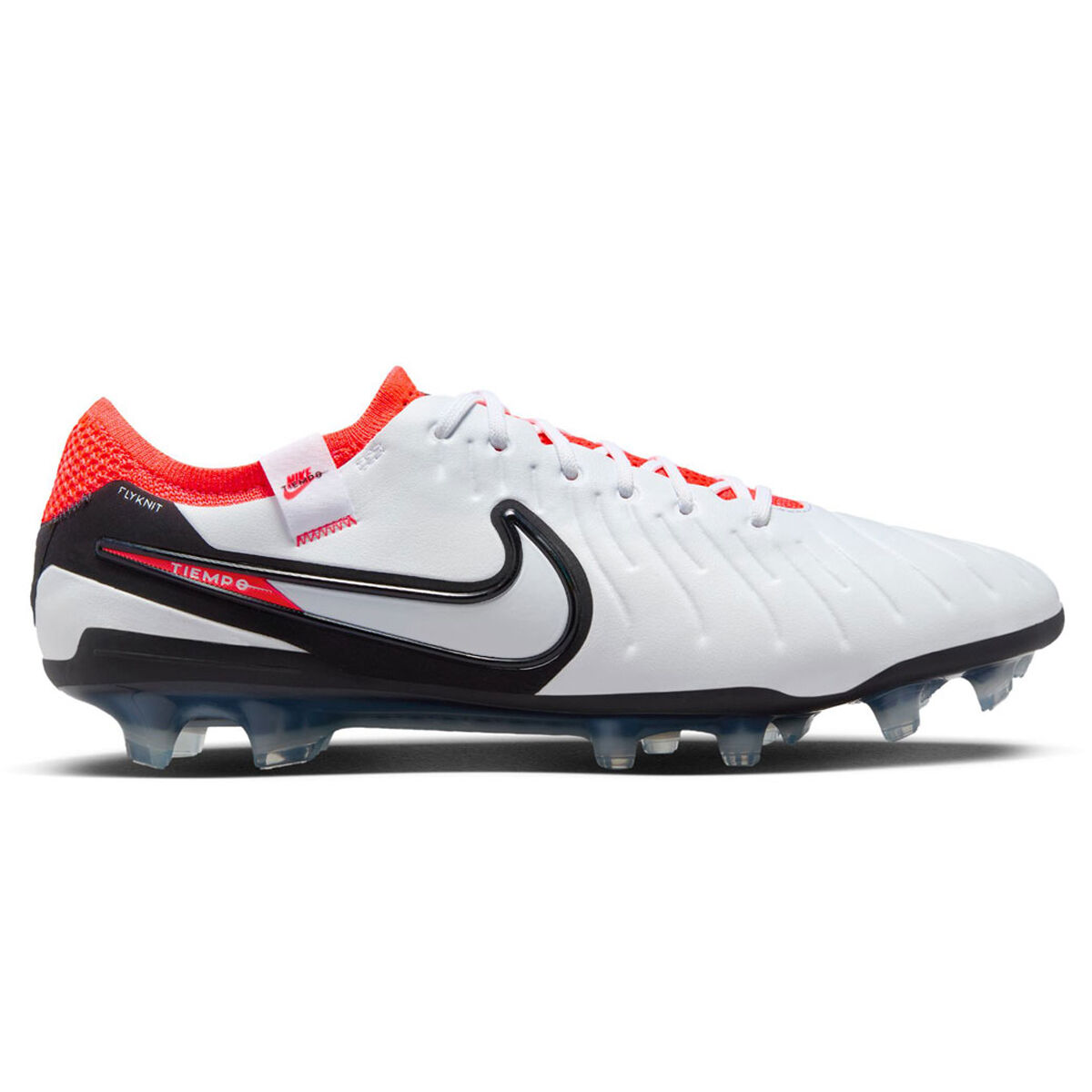 Nike tiempo red and clearance white