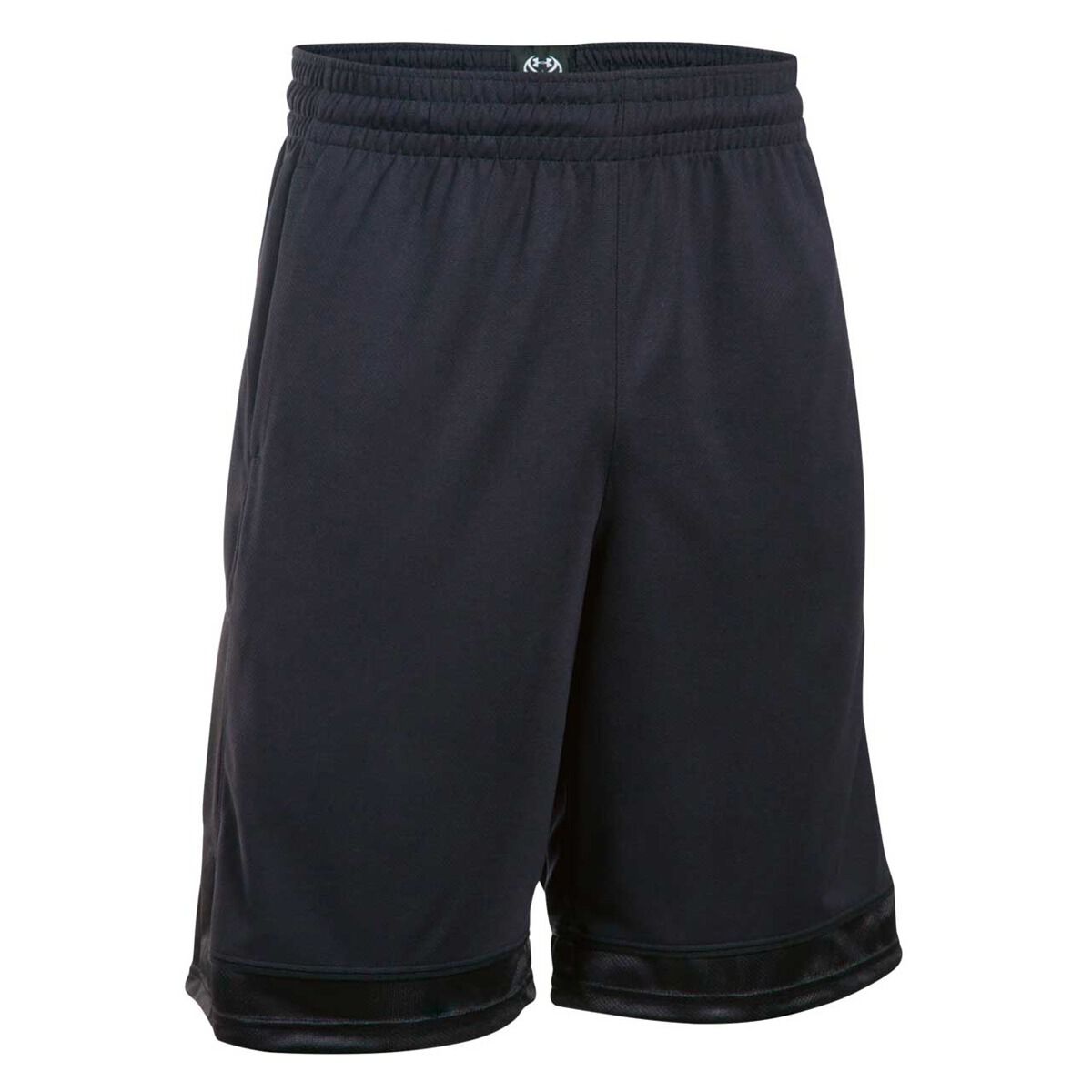 under armour black basketball shorts