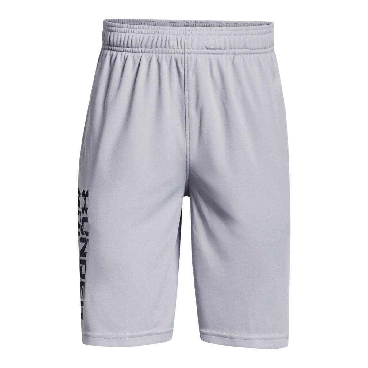 Under Armour Boys Prototype 2 Wordmark Shorts Grey XS | Rebel Sport