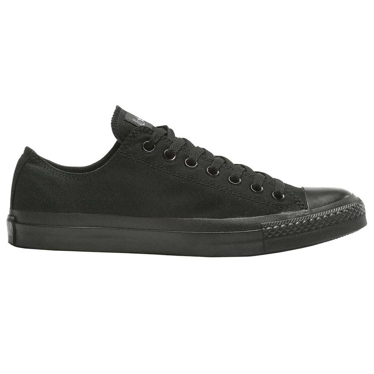 all black low top converse