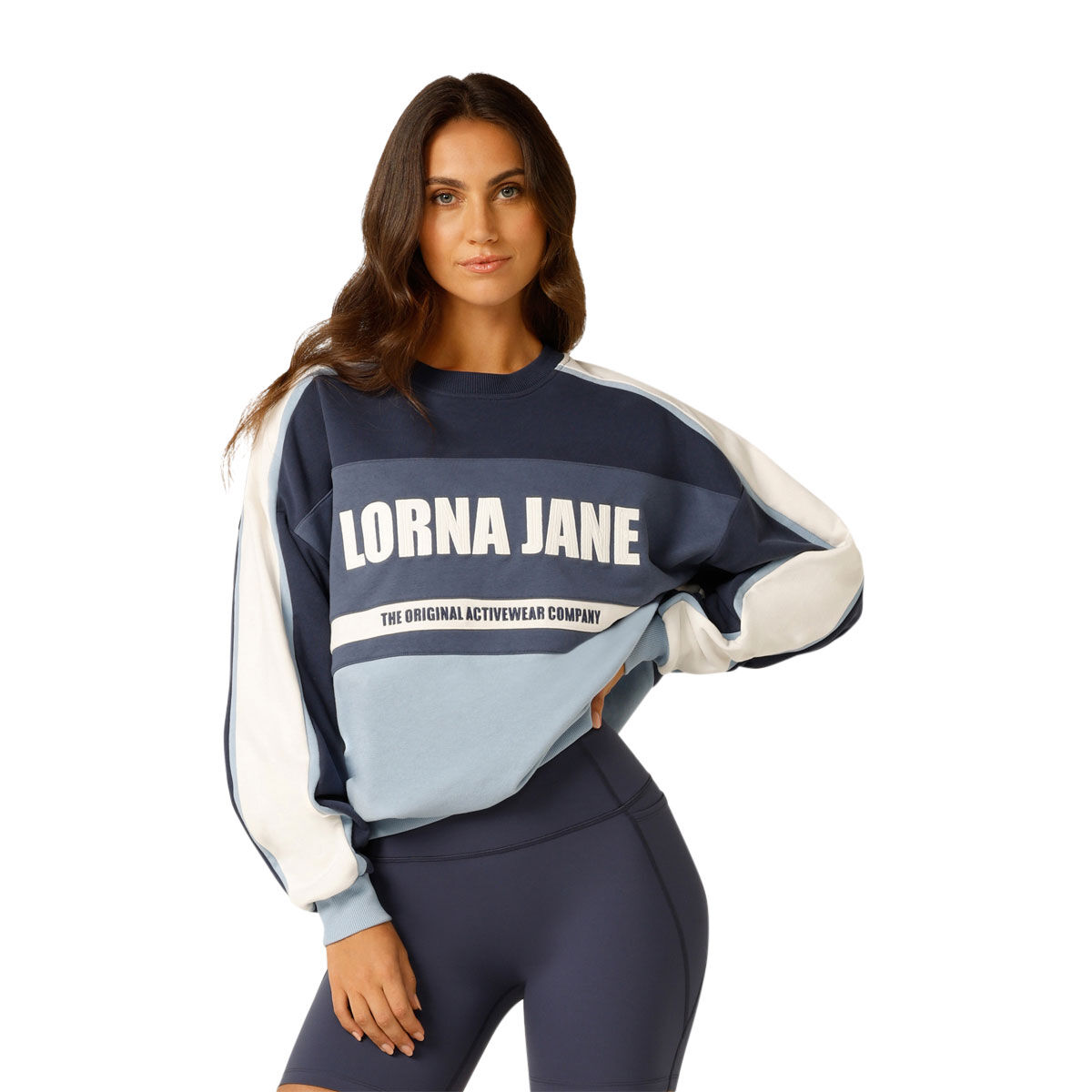 Lorna Jane LJ Womens Summer Run Short With Zip Pocket Navy Blue Size XS