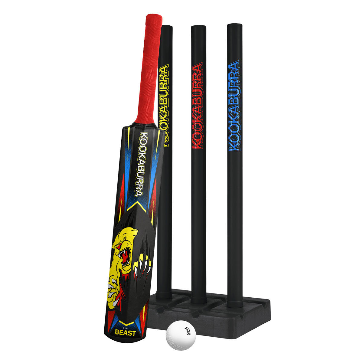 Backyard Cricket Set | Plastic Bat Ball Stumps | Kids Junior Senior Cricket Kit