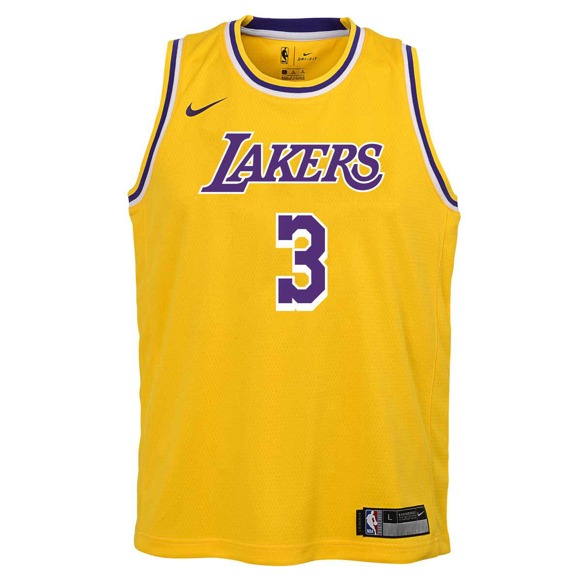 Anthony Davis Los Angeles Lakers Nike Youth 2020/21 Swingman