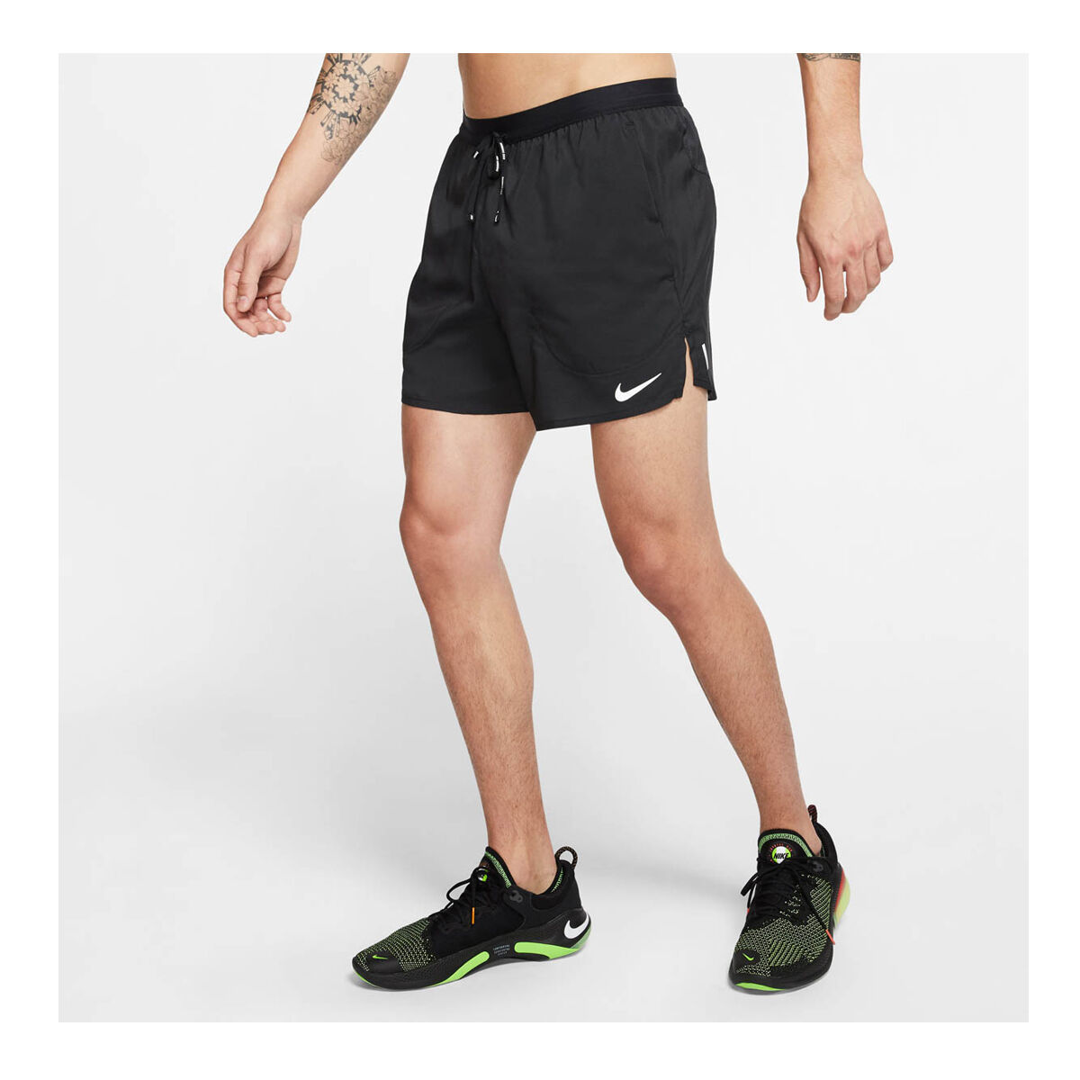 Nike Mens Flex Stride 5 inch Running Shorts Black 4XL | Rebel Sport