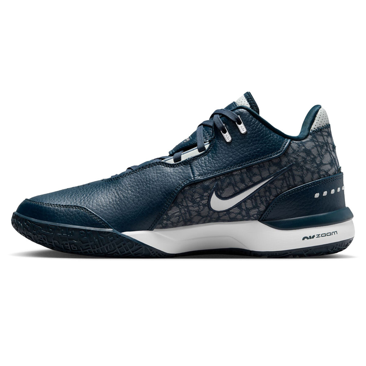 Nike LeBron NXXT Gen AMPD Basketball Shoes Navy/Grey US Mens 7 / Womens 8.5, Navy/Grey, rebel_hi-res