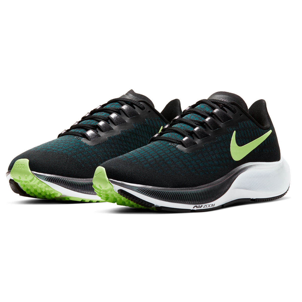 black and green womens nike shoes