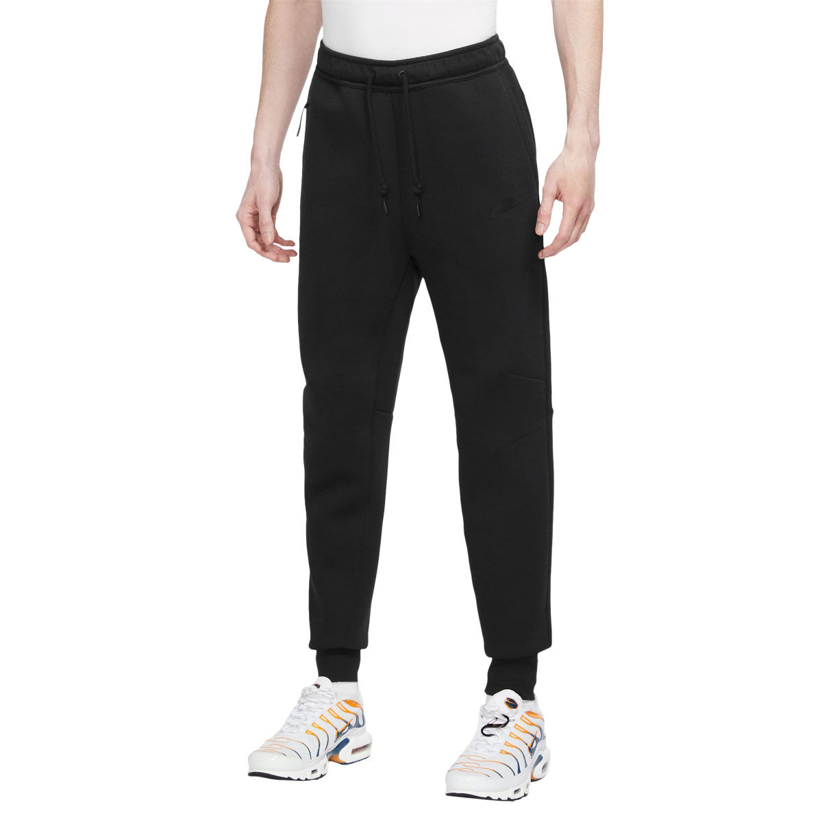 Women's High-Rise Ribbed Jogger Pants 25.5 - All in Motion Black M 1 ct