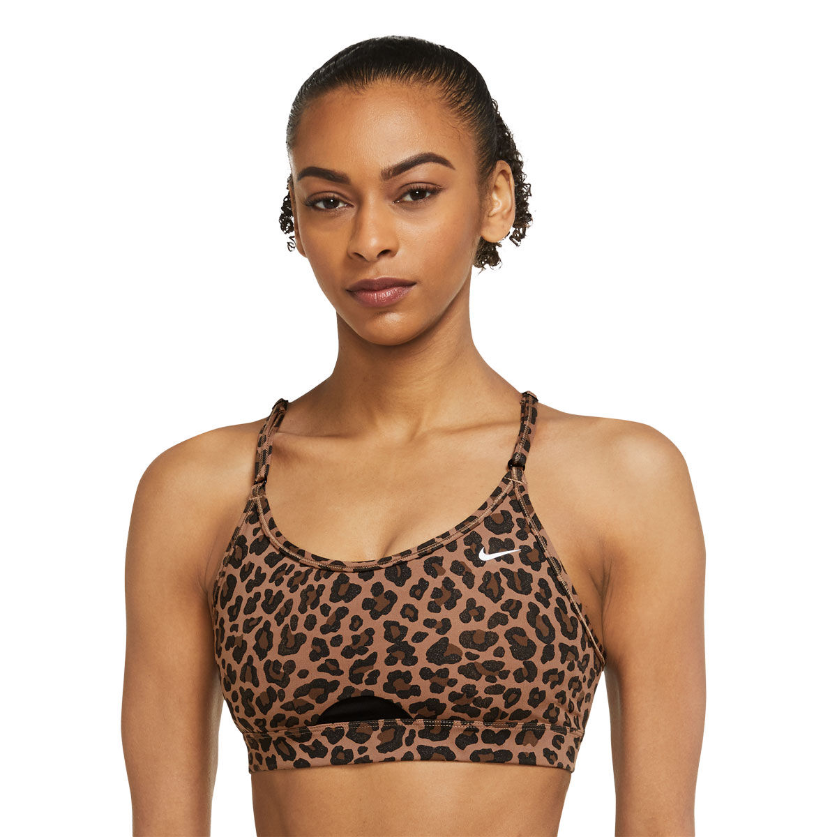 leopard print nike sports bra