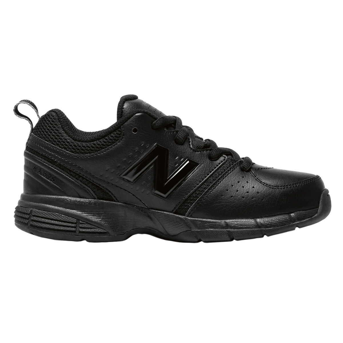black leather new balance shoes