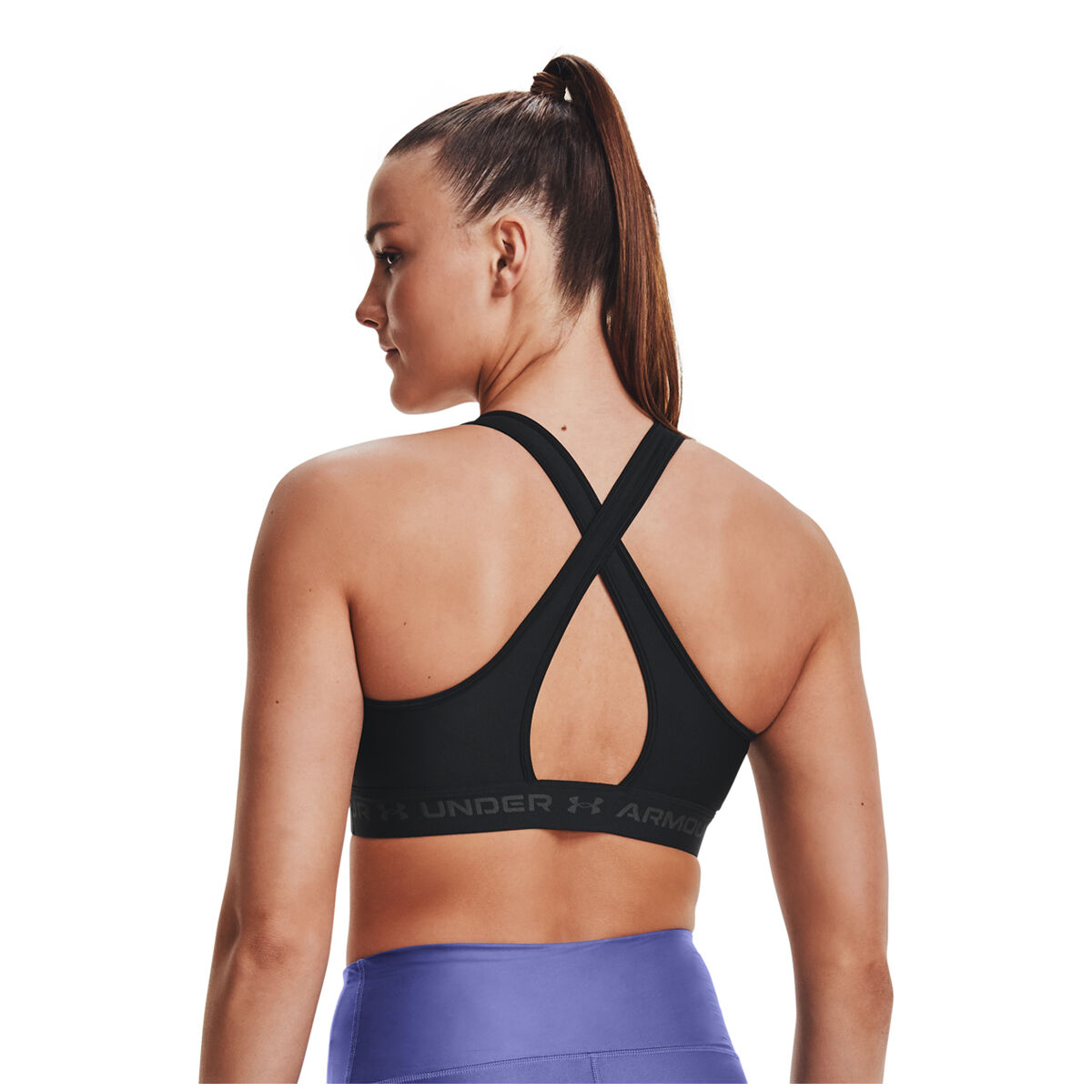 Champion Sports Bra Womens Soft Touch C Logo Graphic Double Dry