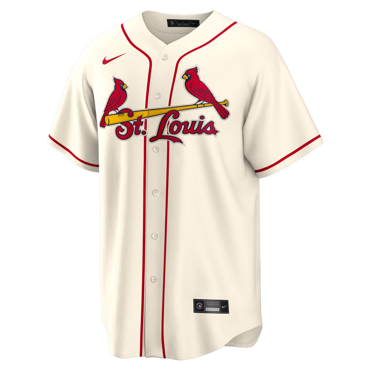 St Louis Cardinals Kids Baseball Shirt 3/4 Sleeve Size Large 16/18