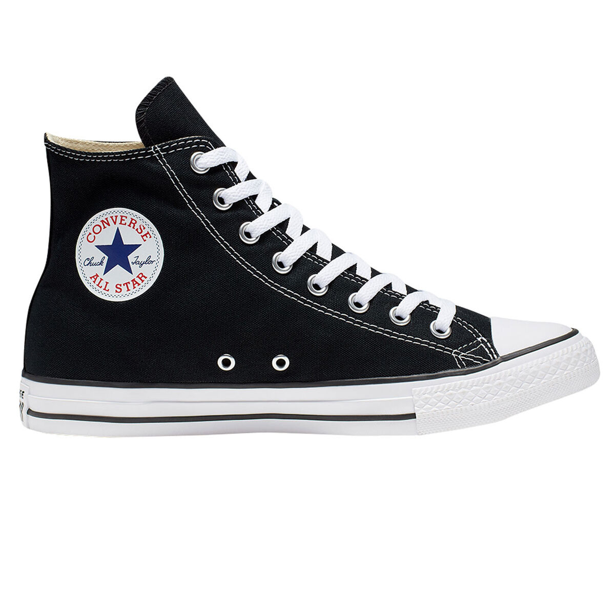 Converse Chuck Taylor All Star Hi Top Casual Shoes Black / White US Mens 4  / Womens 6 | Rebel Sport