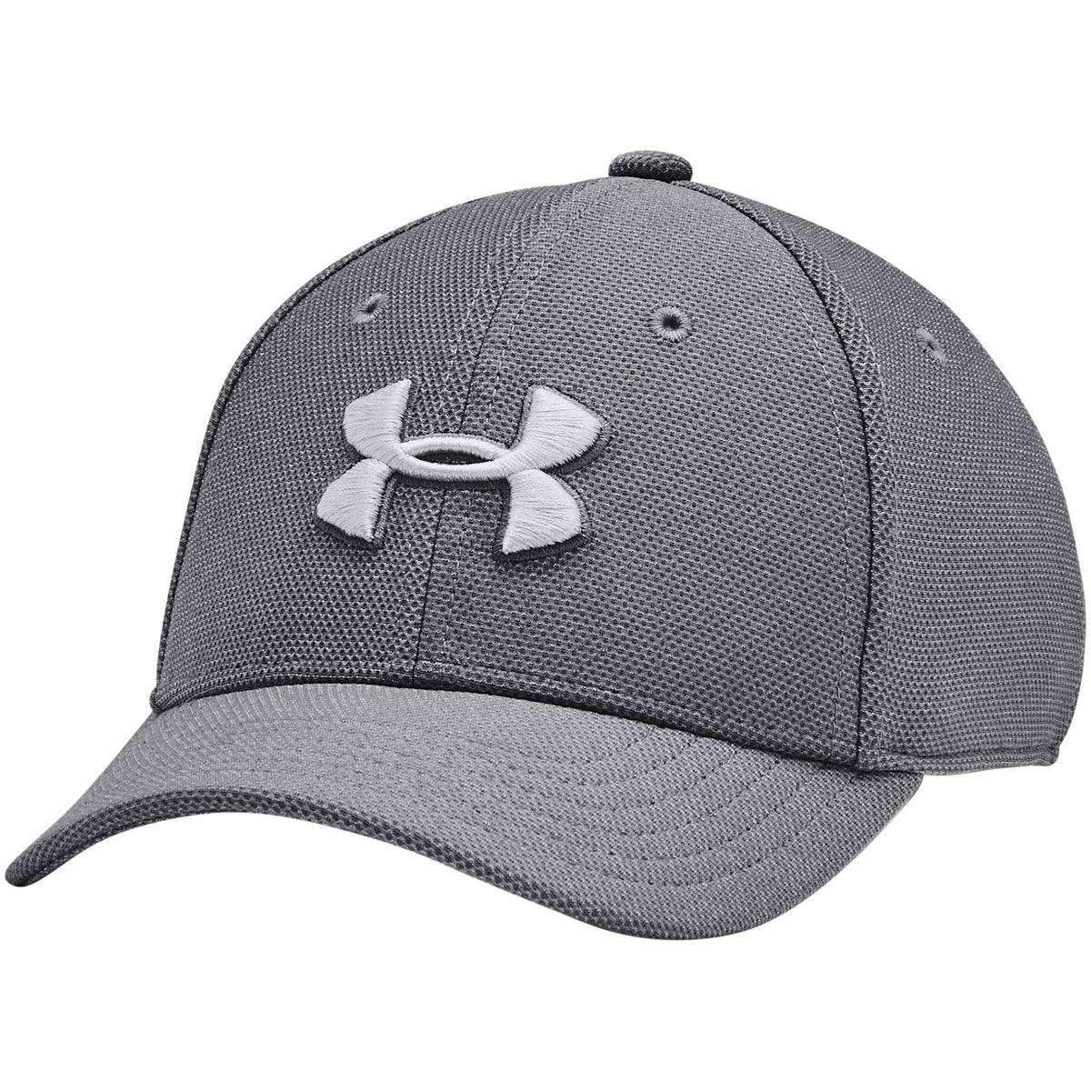 grey under armour baseball cap