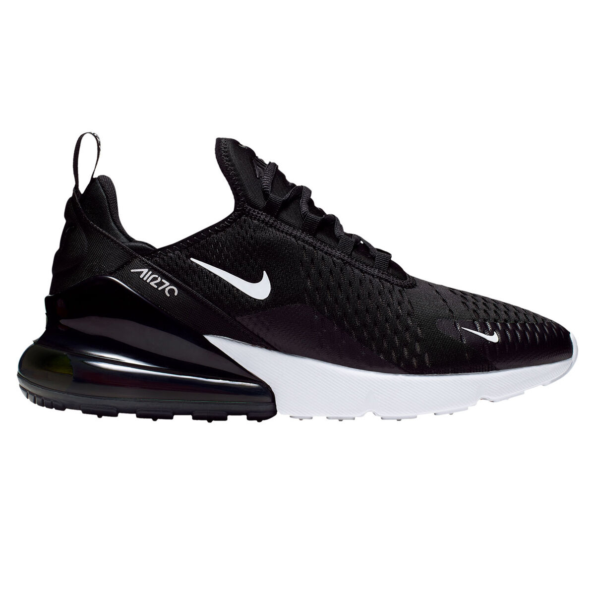 Nike Air Max 270 Mens Casual Shoes Black/White US 8 | Rebel Sport