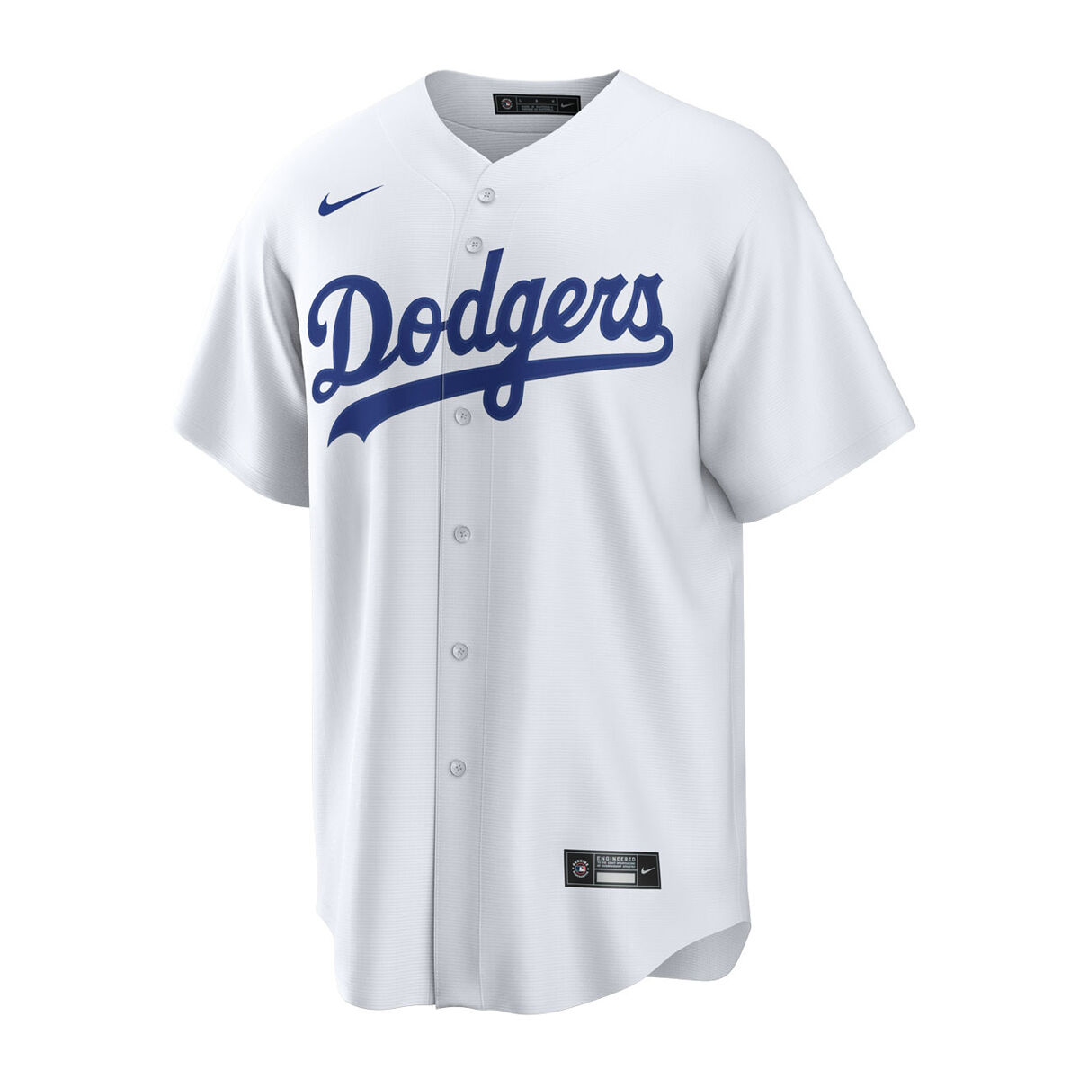 Los Angeles Dodgers Women's White Dugout Tie Front V-Neck Jersey