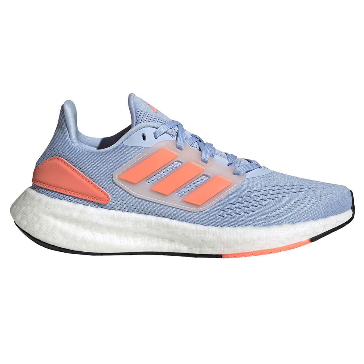 adidas Pureboost 22 Womens Running Shoes Blue/Orange US 6 | Rebel Sport