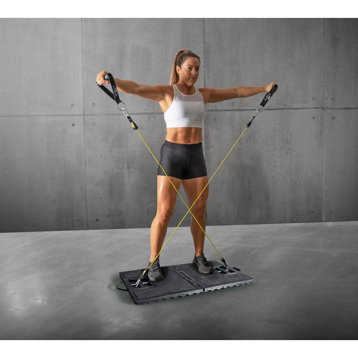 Portable Pilates Bar Kit Adjustable Exercise Stick with Resistance Band, Plantar Fasciitis & Heel Pain Ireland