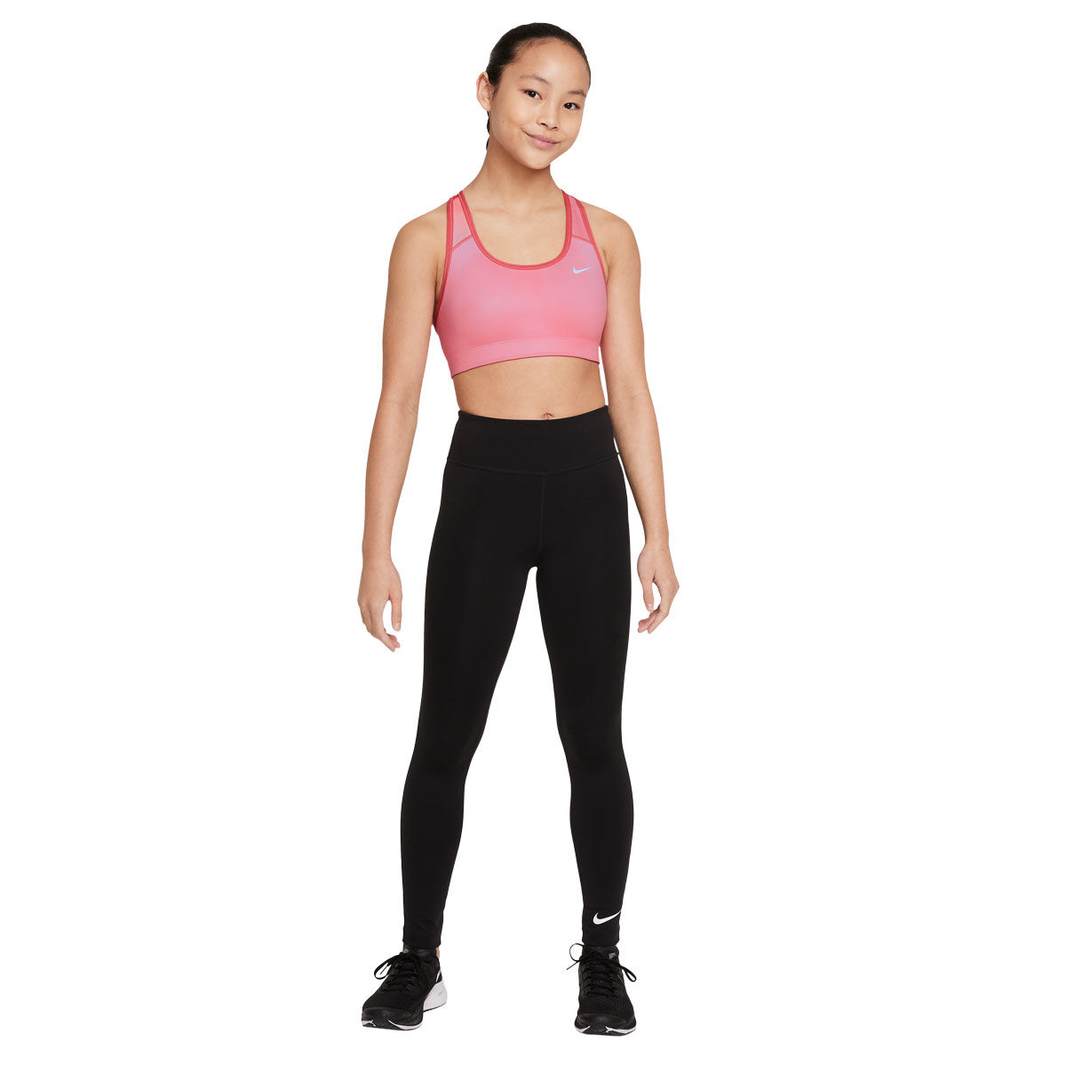 Nike Pro Girl Sports Bra and Leggings Matching Set  Girls sports bras, Sports  bra and leggings, Light wash ripped jeans