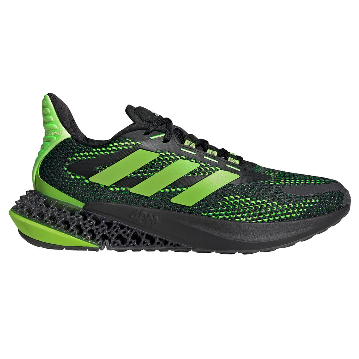 green and white adidas running shoes
