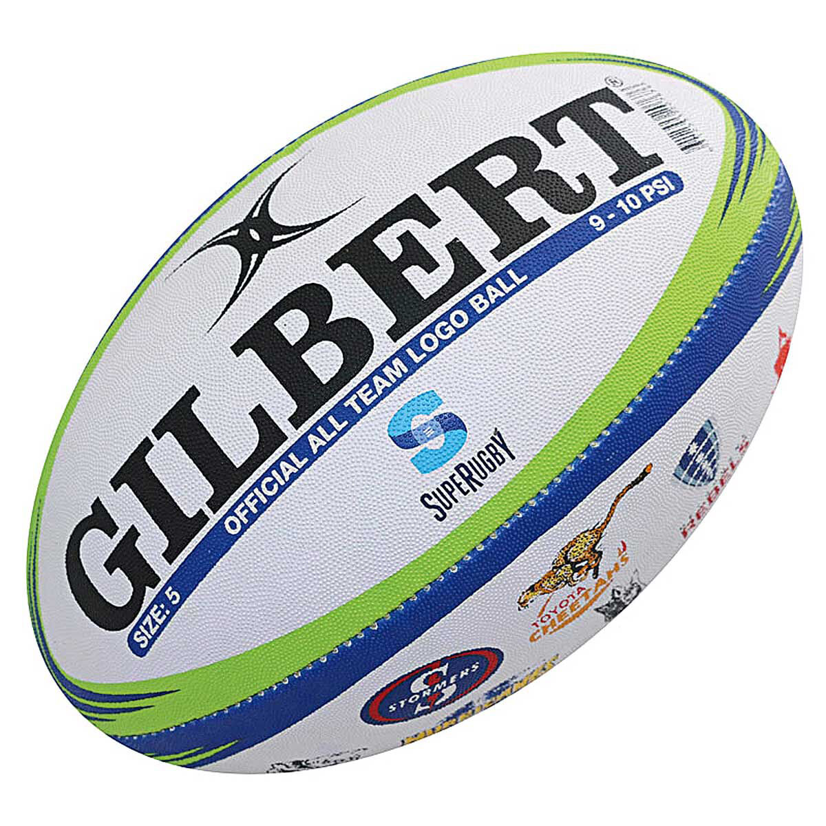 Gilbert Super Rugby All Team Logo Rugby Ball | Rebel Sport