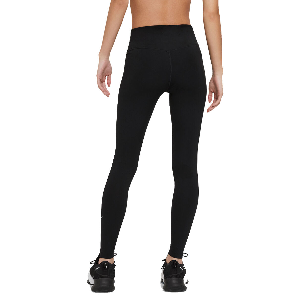 Nike Dri-Fit Women's One Training Capri Leggings Black Stretch Pull On S