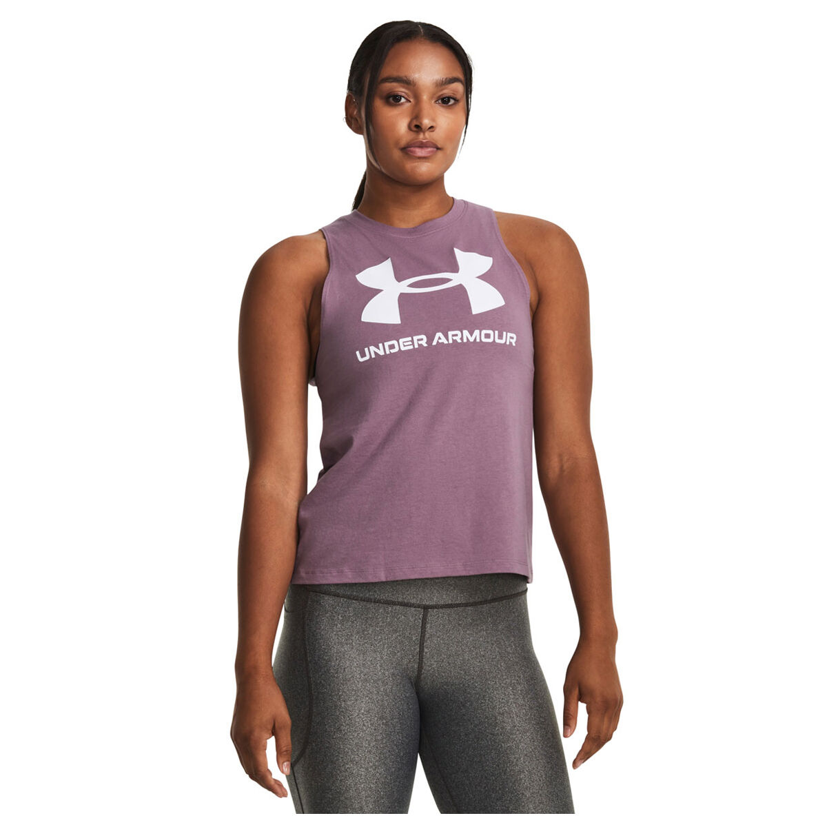Under Armour Womens Live Sportstyle Tank, , rebel_hi-res
