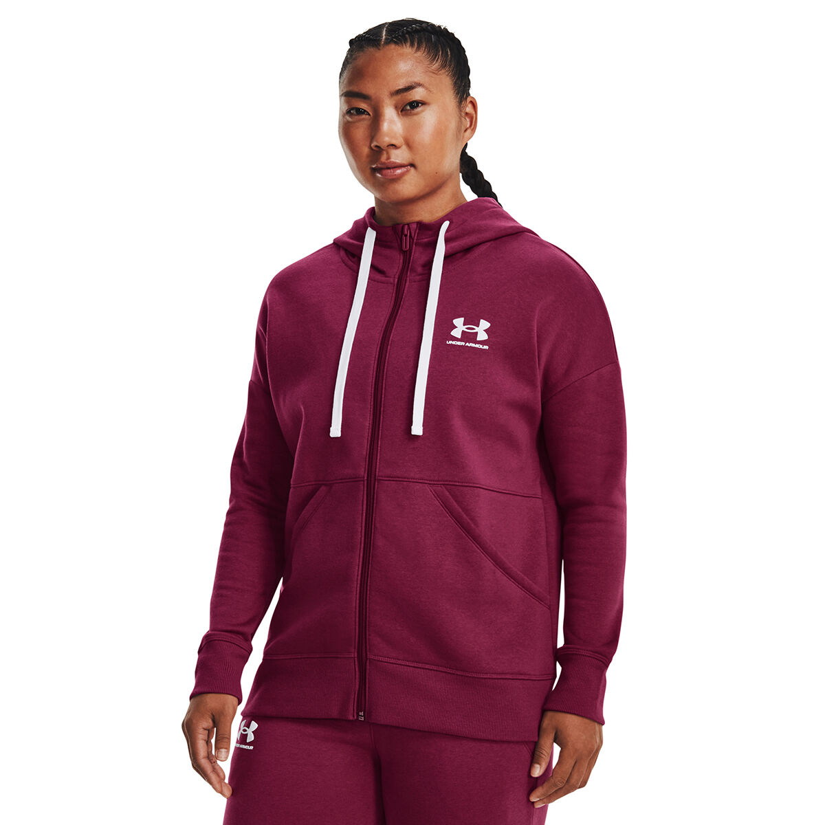 Under armour women's rival 2025 fleece full zip hoodie