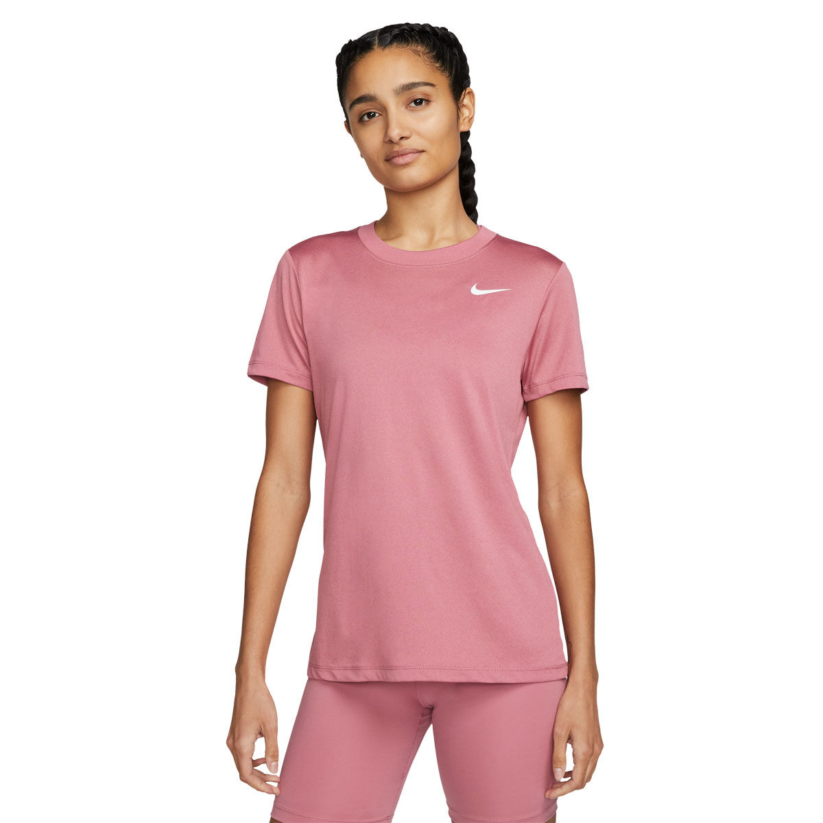 Nike Womens Dri-FIT Legend Training Tee Pink XS | Rebel Sport