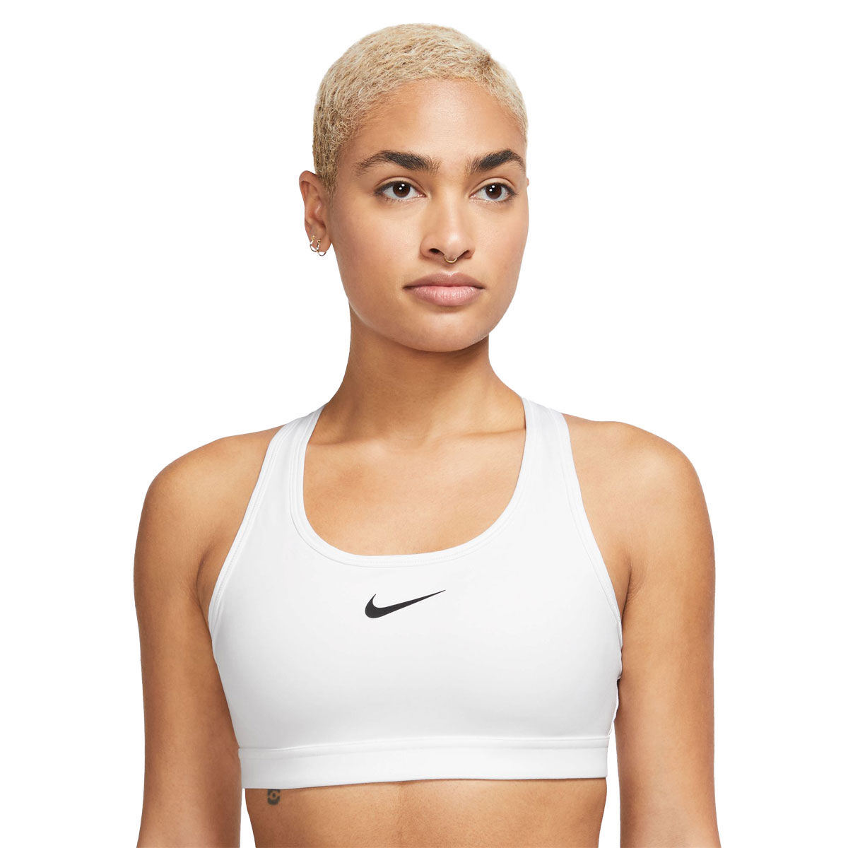 NIKE Pro Dri-FIT Indy Light-Support Padded Strappy Printed Sports Bra, Sage green Women's Athletic Tops
