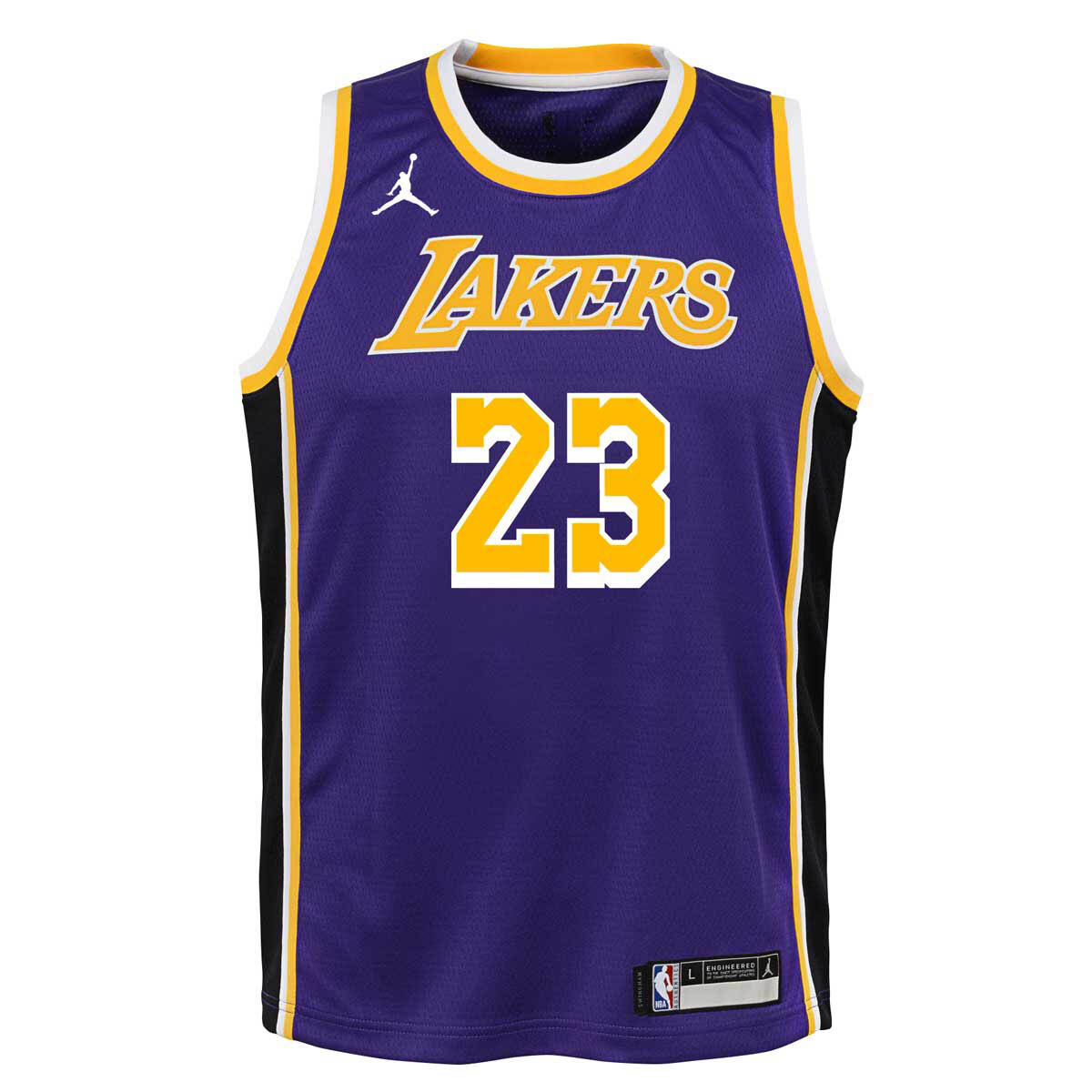LeBron James Los Angeles Lakers Jordan Brand Toddler 2020/21 Jersey -  Purple - Statement Edition