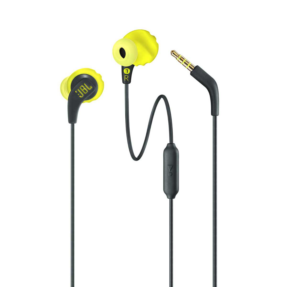 JBL Endurance RUN Wired Sports Headphones Yellow