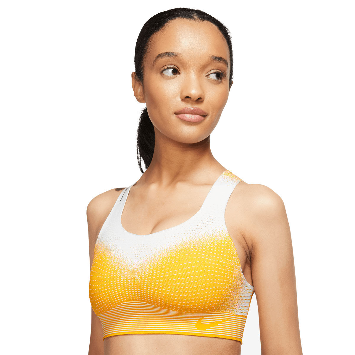 Nike Womens Swoosh Flyknit High Support Non-Padded Sports Bra